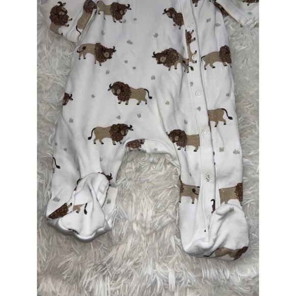Nordstrom Newborn One Piece Yak Design Romper. Cute, Fun - Picture 3 of 7